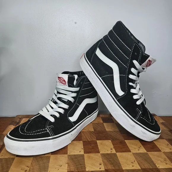 Vans Hightower Black and white suede Size 6.5 men's 8 women's - Picture 5 of 14